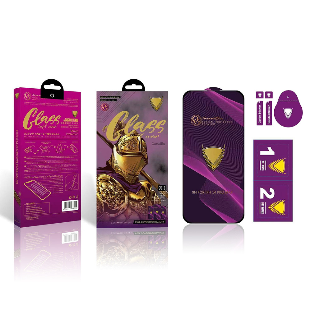 Szk�o hartowane OG Premium czarny Motorola Moto G24 / 3