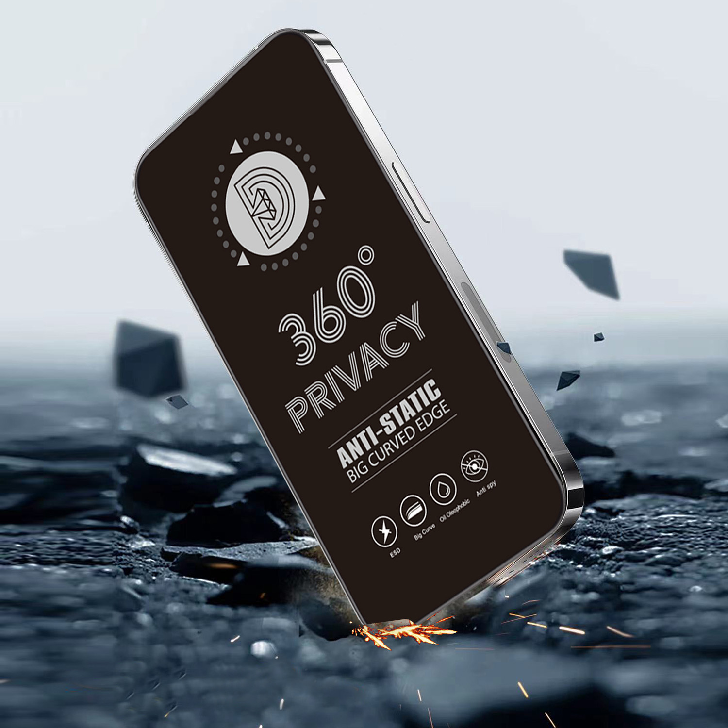 Szk�o hartowane Privacy 360 Samsung Galaxy S26 / 7
