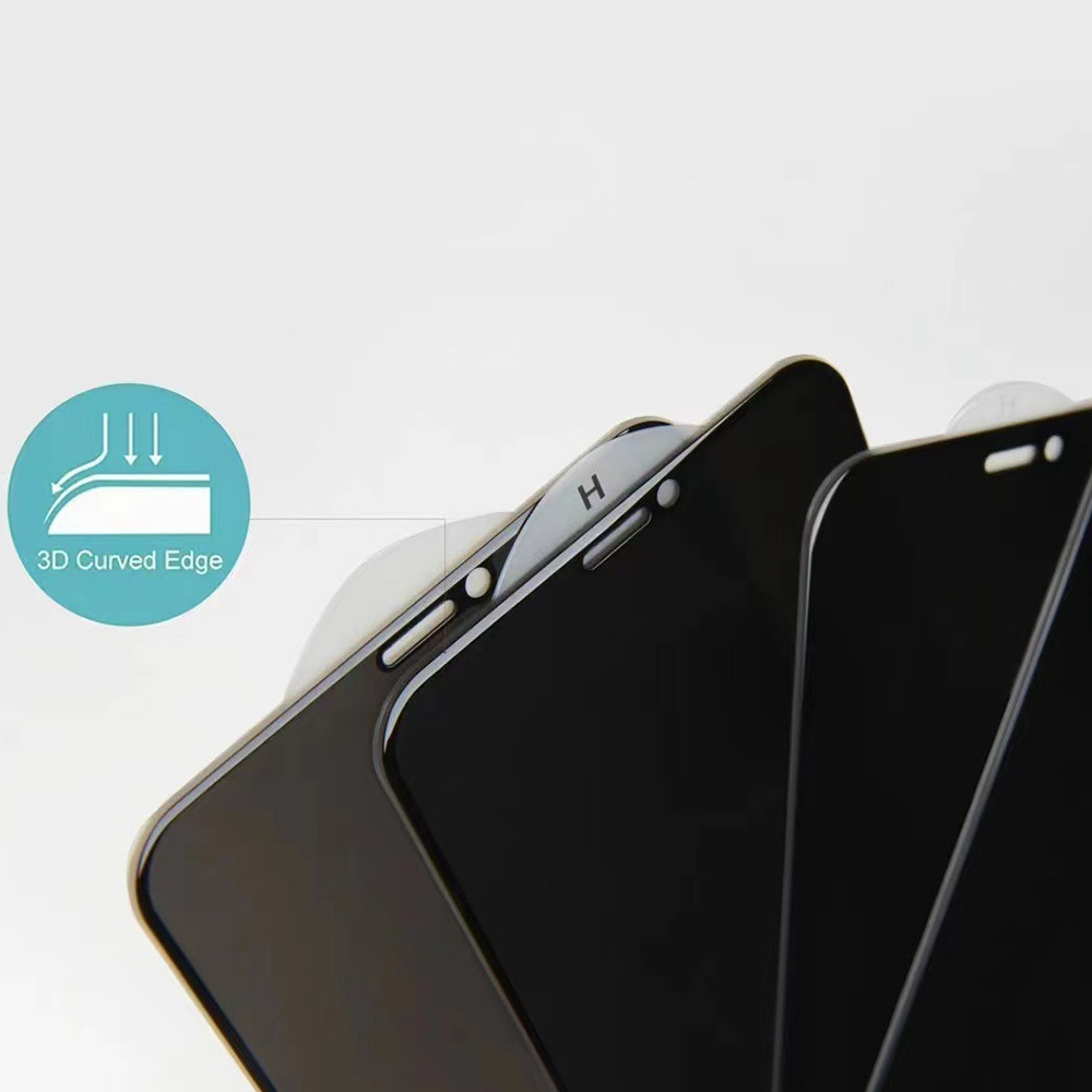 Szko hartowane Privacy Glass czarny Apple iPhone 12 Pro Max / 4