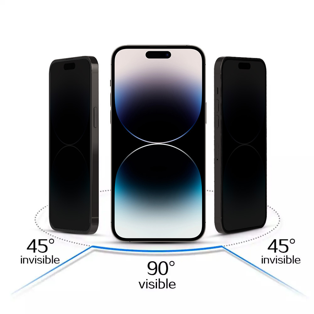 Szko hartowane Privacy Glass czarny Samsung Galaxy A35 5G / 3