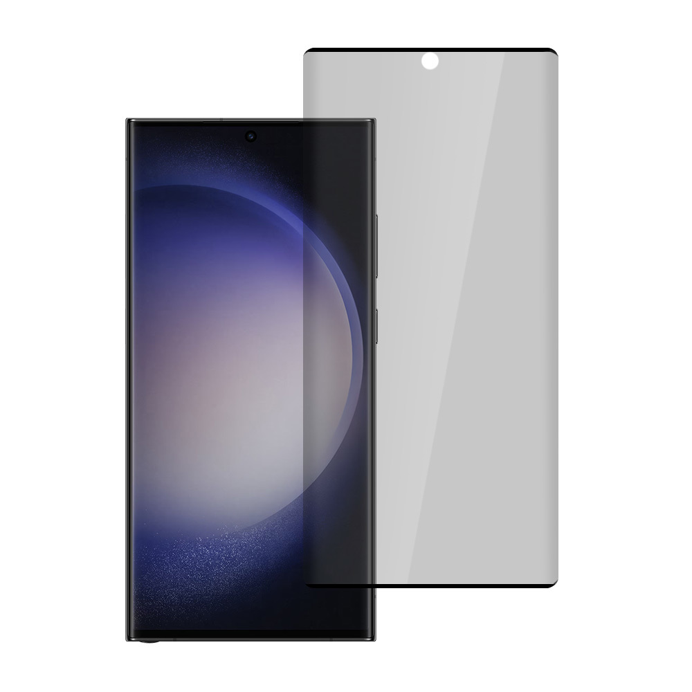 Szko hartowane Privacy Glass czarny Samsung Galaxy S23 Ultra / 2