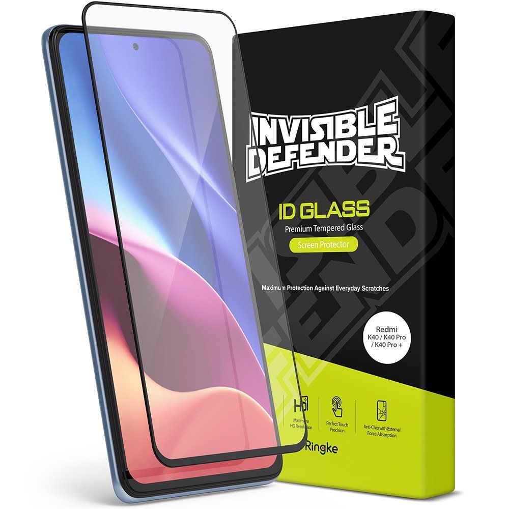 Szkło Hartowane Ringke Id Fc Glass czarne Xiaomi POCO F3 Szkło Hartowane Ringke Id Fc Glass czarne Xiaomi POCO F3