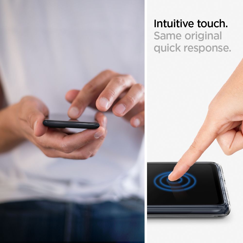 Szklo Hartowane Spigen Glass Fc Czarne Samsung Galaxy A71 / 3