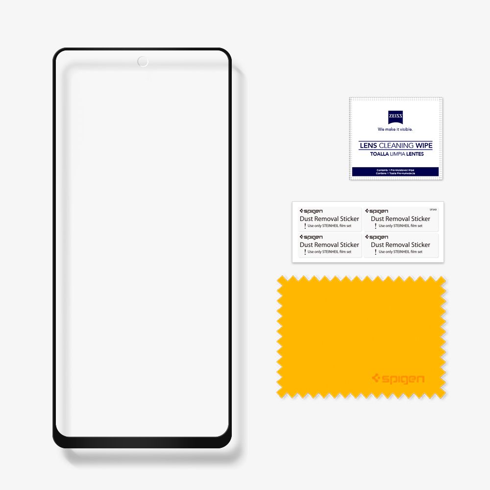 Szklo Hartowane Spigen Glass Fc Czarne Samsung Galaxy A71 / 7