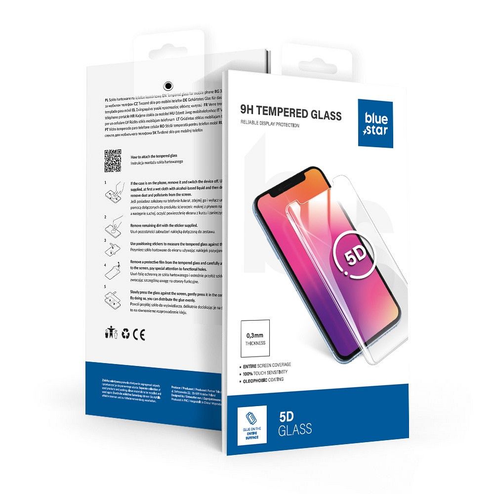 Szkło hartowane 9H czarny Samsung Galaxy A17 4G / 6 Szkło hartowane 9H czarny Samsung Galaxy A17 4G / 6