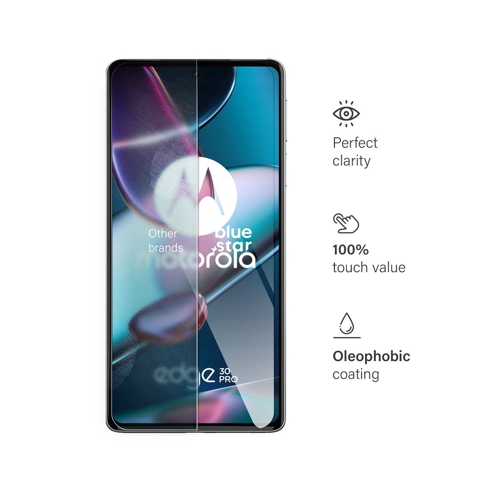 Szk�o hartowane 9H szary Motorola Edge 30 Pro / 4
