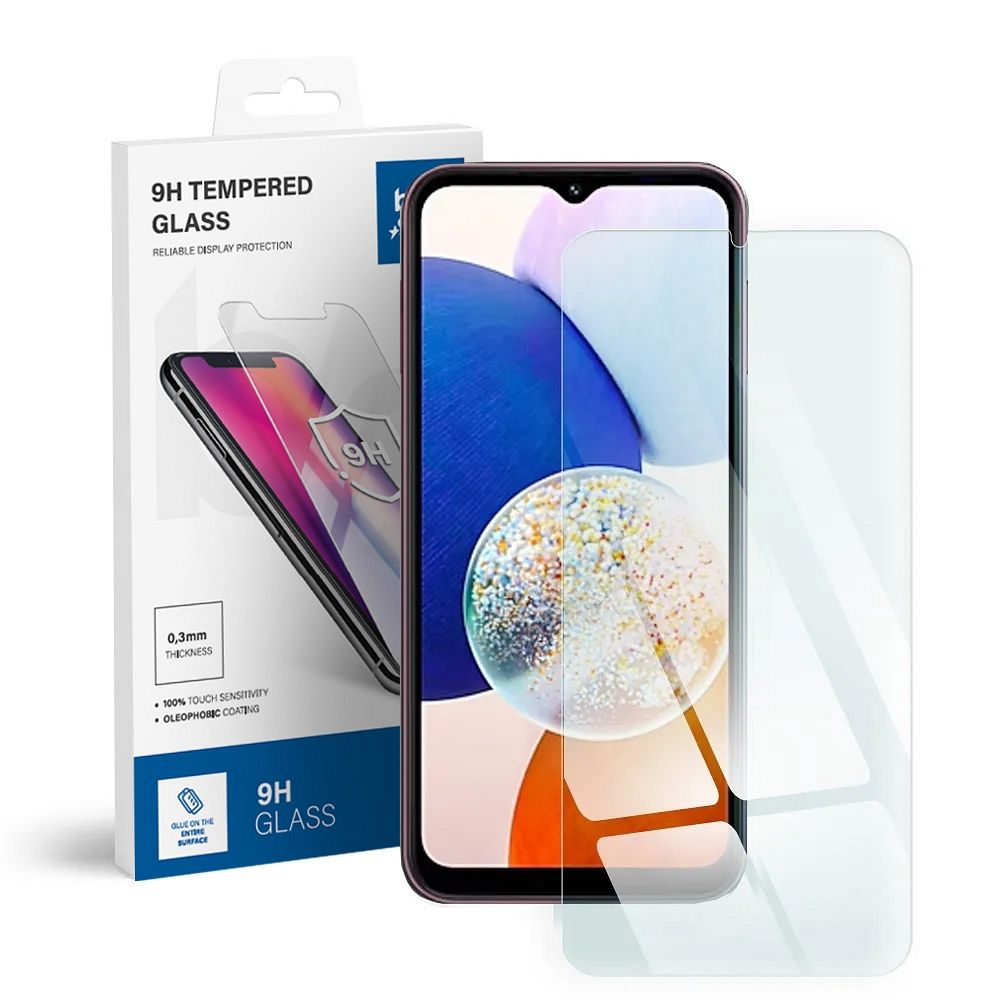 Szkło hartowane 9H szary Samsung Galaxy A14 5G Szkło hartowane 9H szary Samsung Galaxy A14 5G