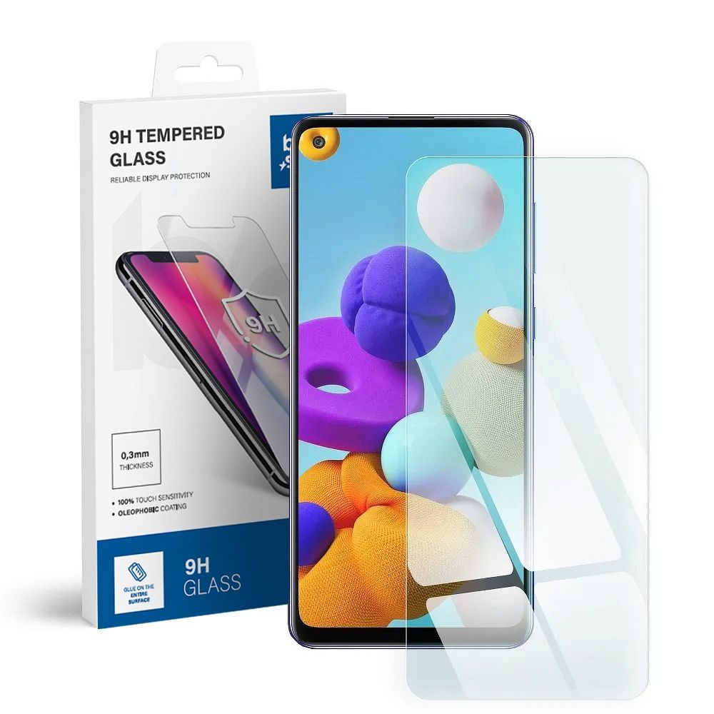 Szkło hartowane 9H szary Samsung Galaxy A21s Szkło hartowane 9H szary Samsung Galaxy A21s