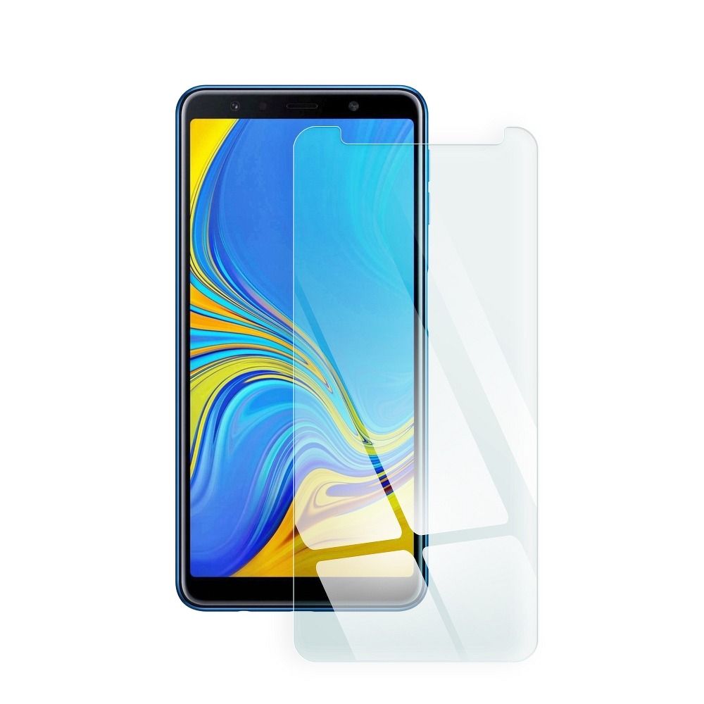 Szkło hartowane 9H szary Samsung Galaxy A7 (2018) / 2 Szkło hartowane 9H szary Samsung Galaxy A7 (2018) / 2