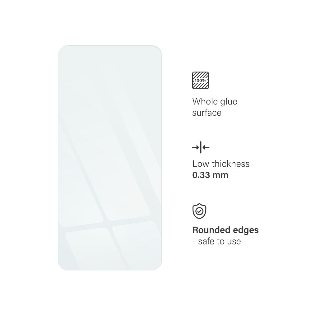 Szkło hartowane 9H szary Xiaomi 12T Pro / 6 Szkło hartowane 9H szary Xiaomi 12T Pro / 6