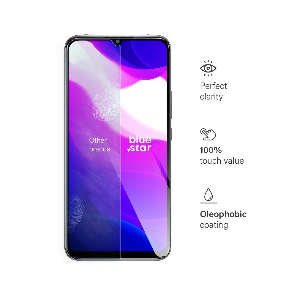 Szkło hartowane 9H szary Xiaomi Mi 10 Lite / 4 Szkło hartowane 9H szary Xiaomi Mi 10 Lite / 4
