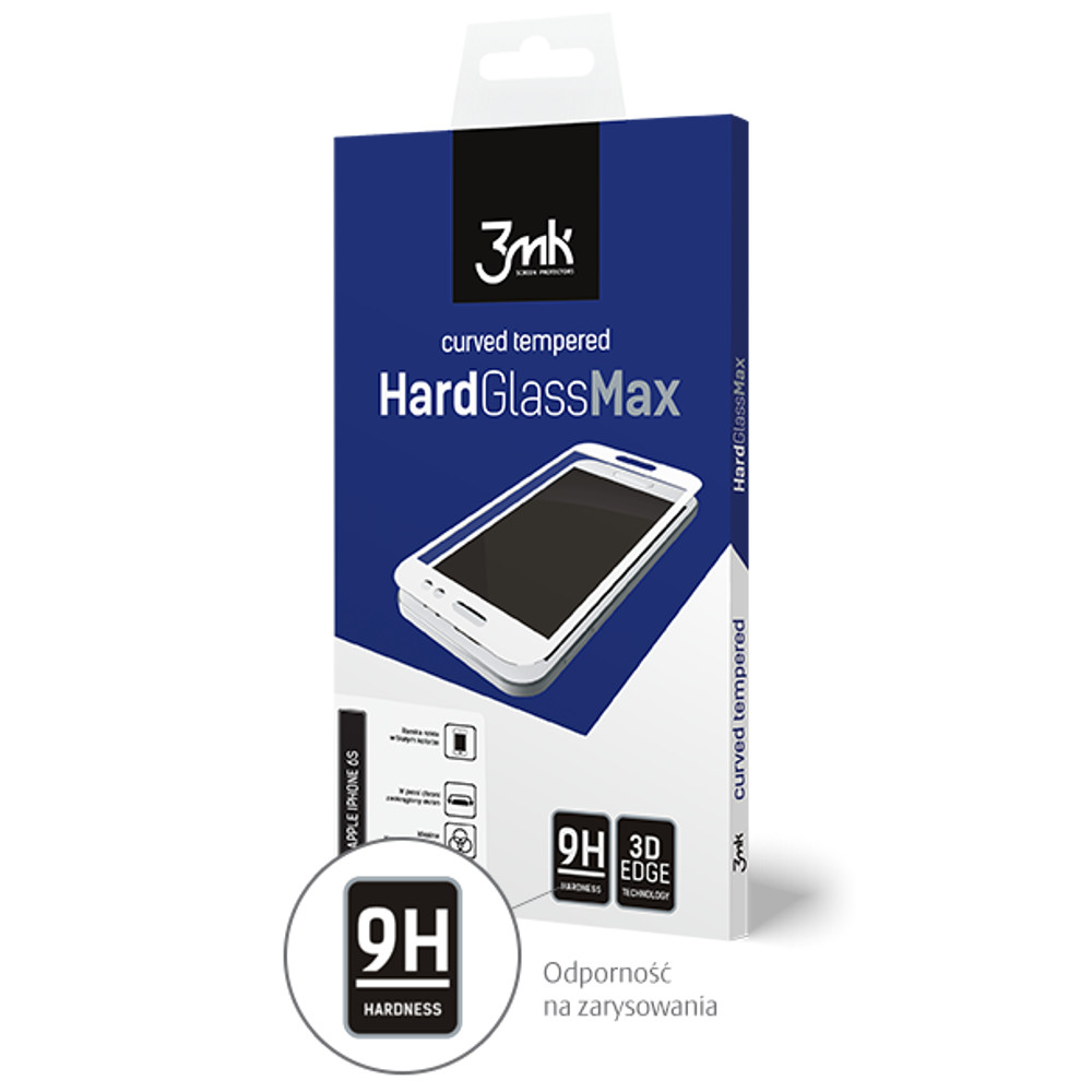 Szko hartowane Tempered Glass 3MK Hard Glass Max biay Apple iPhone 6 Plus