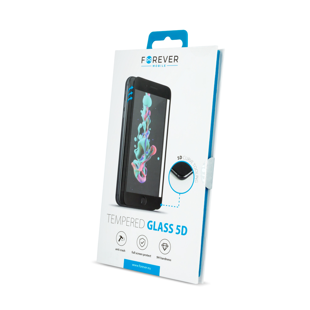 Szko hartowane Tempered Glass 5D czarna ramka Motorola Edge 20 Lite