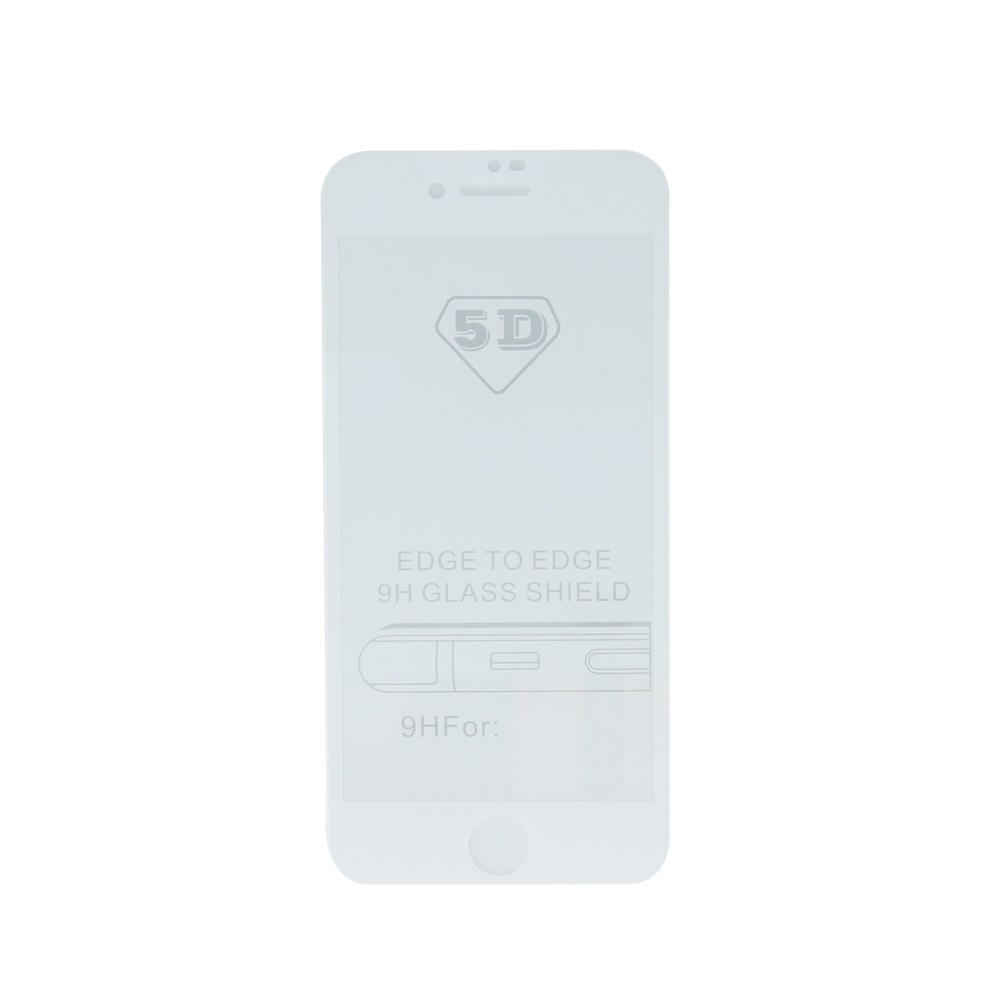 Szk�o hartowane Tempered Glass 5D bia�a ramka Apple iPhone 7 Plus / 3