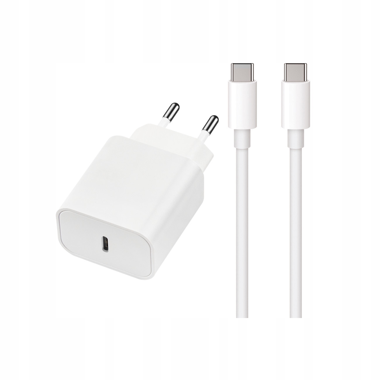 Szybka �adowarka 20W Maxlife wej�cie USB-C z d�ugim kablem 2m do telefonu Oppo Reno 13FS 5G