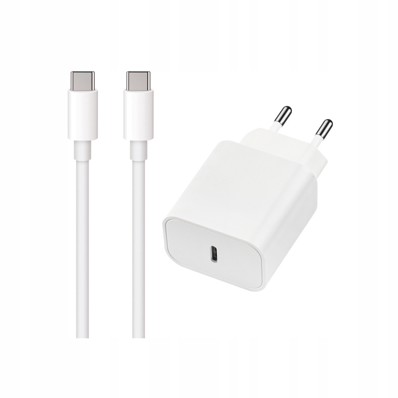 Szybka �adowarka 20W Maxlife wej�cie USB-C z d�ugim kablem 2m do telefonu Oppo Reno 13FS 5G / 2