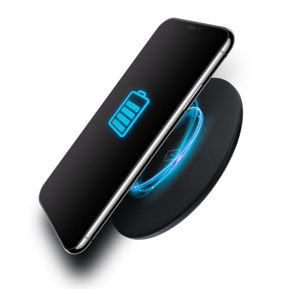 Szybka �adowarka bezprzewodowa indukcyjna Qi 15W czarna Samsung Galaxy S8 Plus / 8