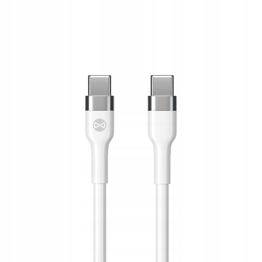 Szybka �adowarka GaN 20W PD QC Forever kostka z kablem 1m USB-C do telefonu 2 wej�cia bia�a Oppo Reno 13FS 5G / 6