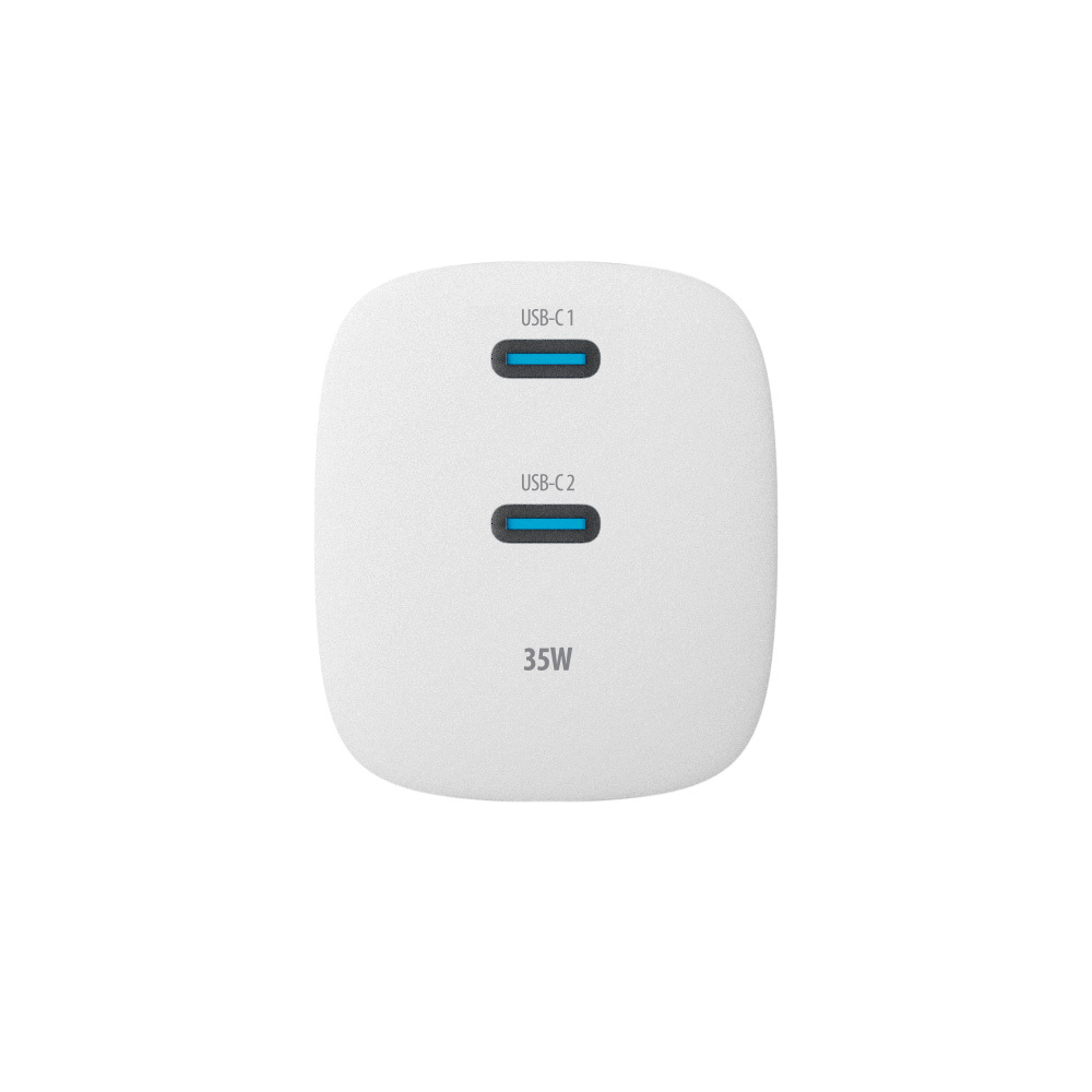 Szybka �adowarka sieciowa do telefonu Forever GaN 35W 2 porty wej�cia USB-C Oppo Reno 13FS 5G / 4