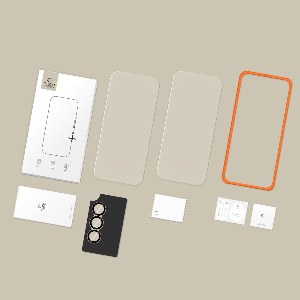 Tech-protect Easy Set+ 3-pack prze�roczyste Samsung Galaxy A37 5G / 8