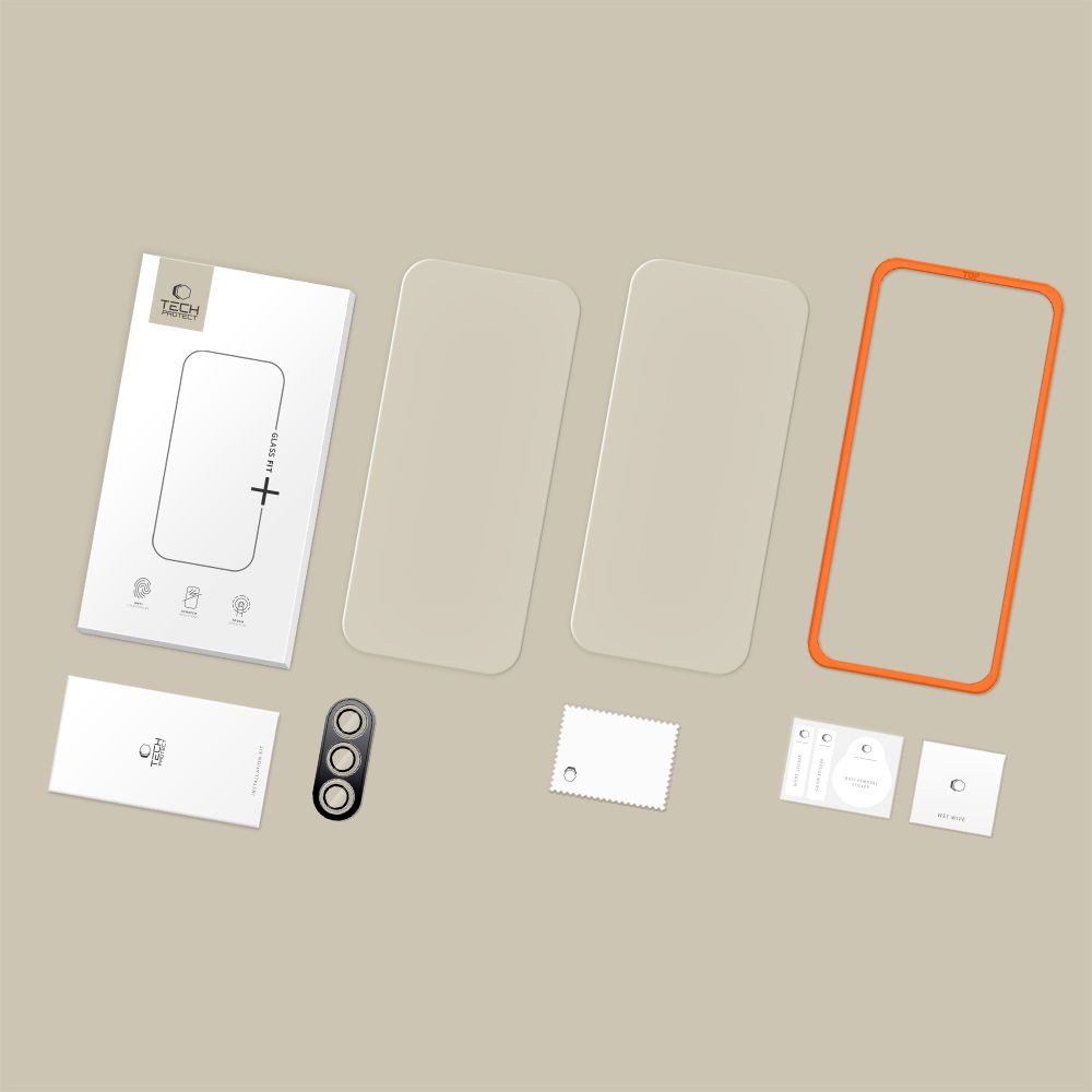 Tech-protect Easy Set+ 3-pack prze�roczyste Samsung Galaxy S25 FE / 2