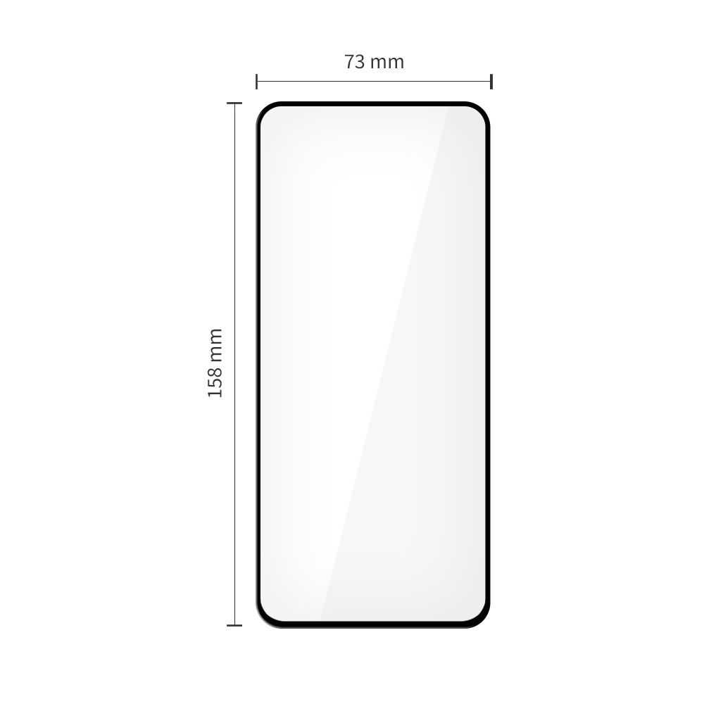 Tech-protect Glass Fit+ 2-pack czarne Samsung Galaxy S25 FE / 3