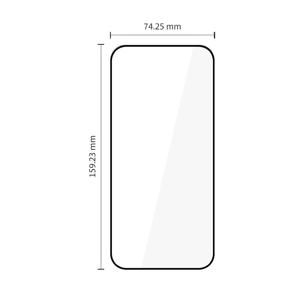 Tech-protect Glass Fit+ 2-pack czarne Xiaomi 17T Pro / 2