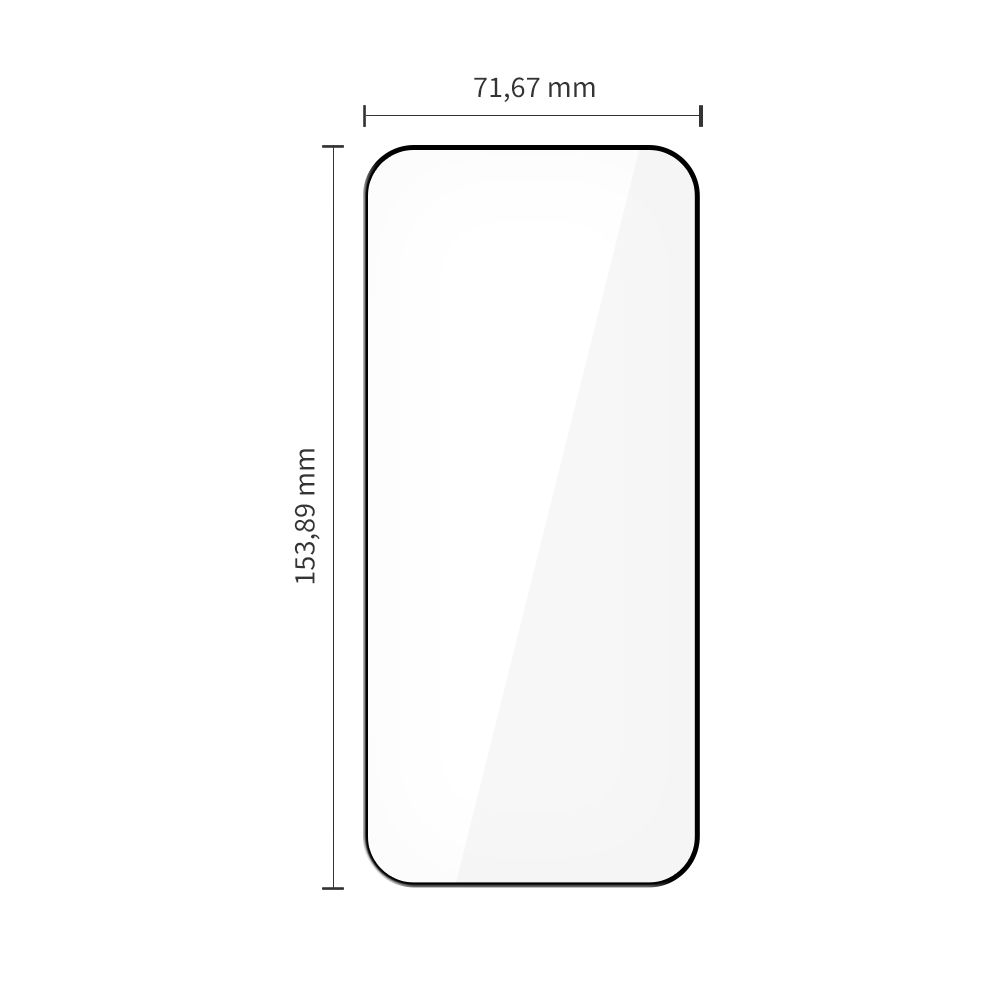 Tech-protect Glass Fit+ 2-pack czarne Xiaomi Poco F8 Pro / 6