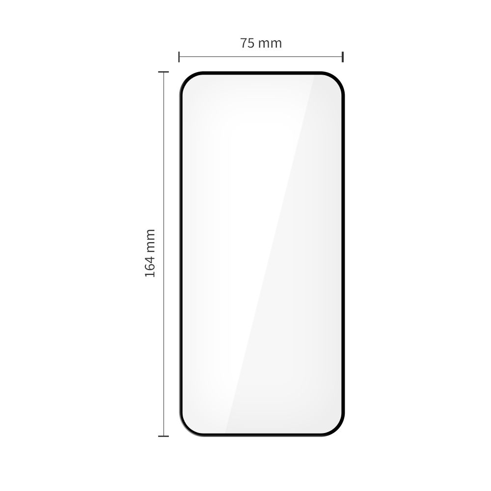 Tech-protect Glass Fit+ 2-pack czarne Xiaomi Redmi 15 5G / 3