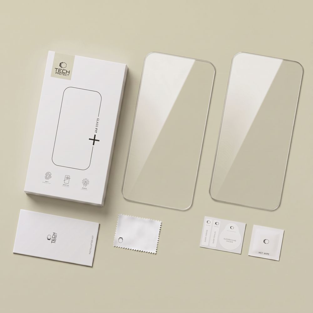 Tech-protect Glass Fit+ 2-pack prze�roczyste Samsung Galaxy S26 FE / 9