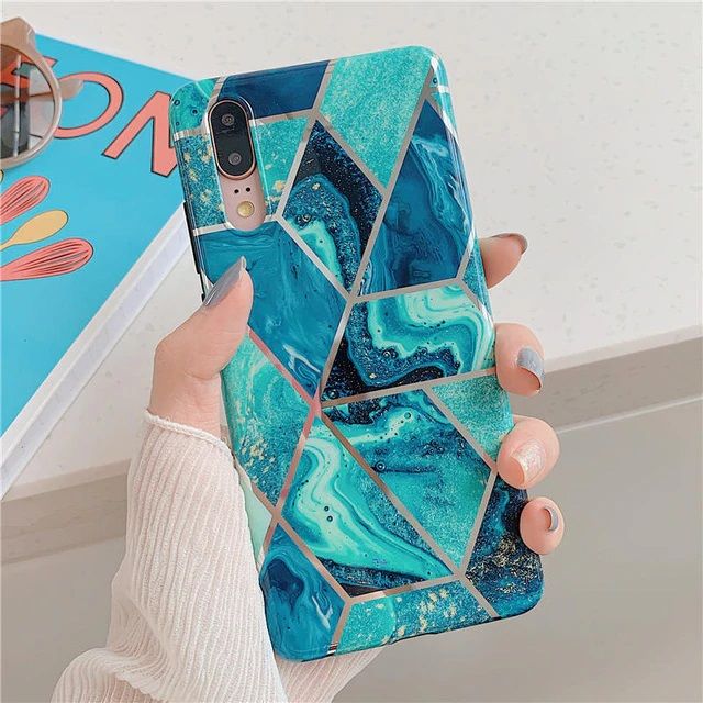 Tech-protect Marble Niebieskie Samsung Galaxy A51 / 2 Tech-protect Marble Niebieskie Samsung Galaxy A51 / 2