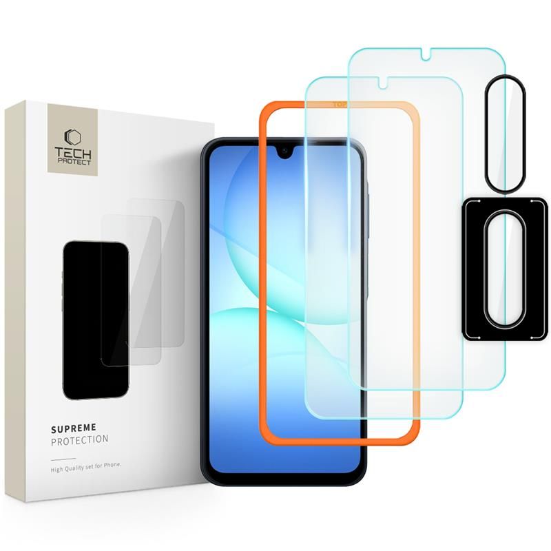 Tech-protect Supreme Easy Set+ 3-pack prze�roczyste Samsung Galaxy A17