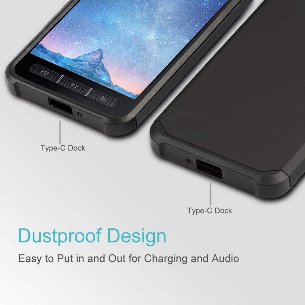 Tech-protect Tough Czarne Samsung Galaxy Xcover 4s / 6