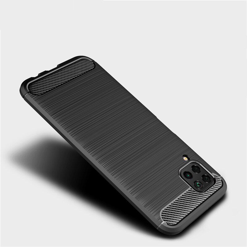 Tech-protect Tpucarbon Czarne Huawei P40 Lite / 3 Tech-protect Tpucarbon Czarne Huawei P40 Lite / 3