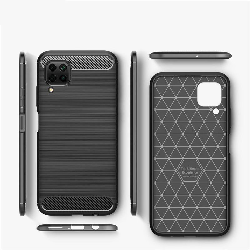 Tech-protect Tpucarbon Czarne Huawei P40 Lite / 5 Tech-protect Tpucarbon Czarne Huawei P40 Lite / 5