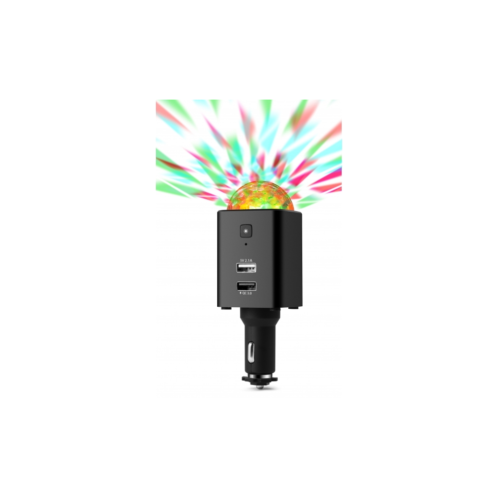 Technaxx Samochodowa �adowarka USB z kul� disco  TX-159 / 2