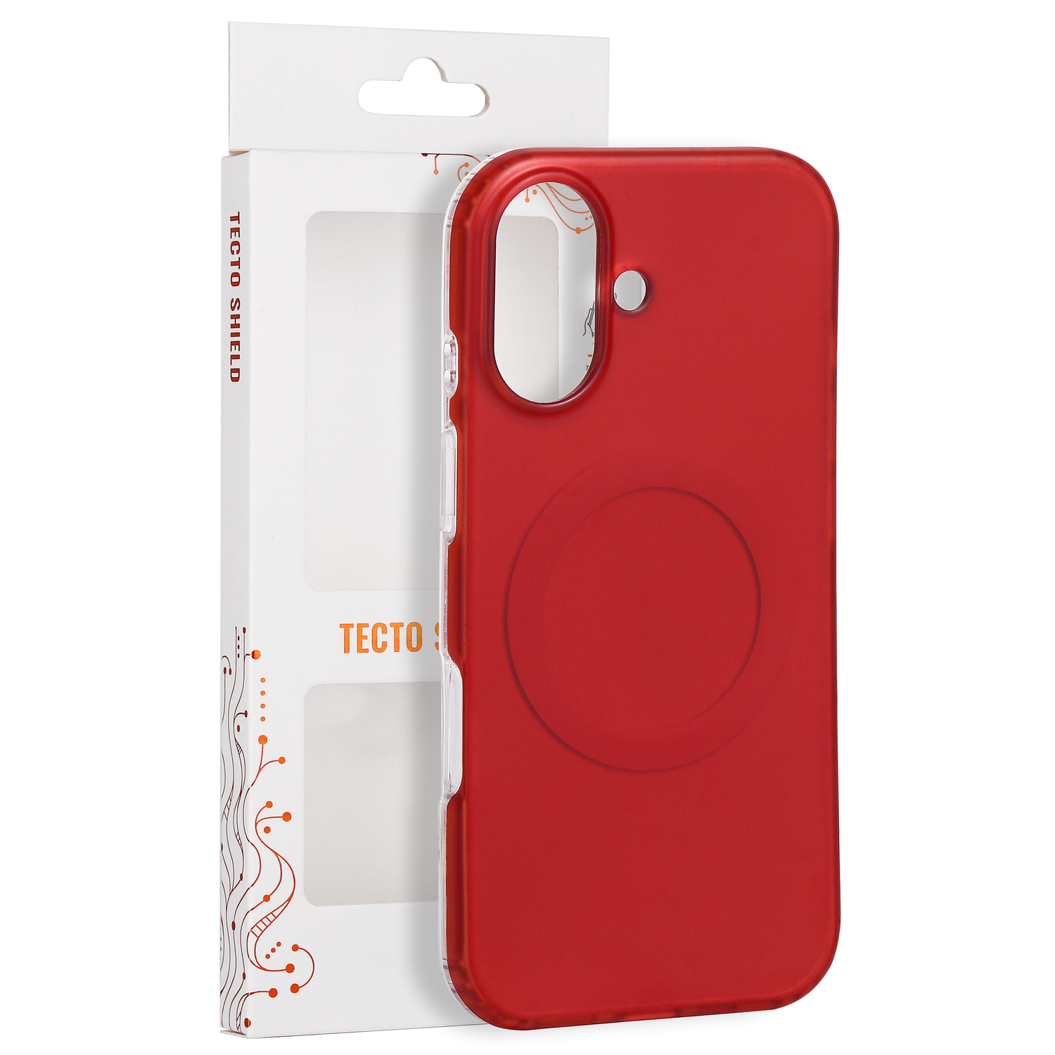 Tecto Shield nak�adka Mistiq Mag czerwony Apple iPhone 17 / 7