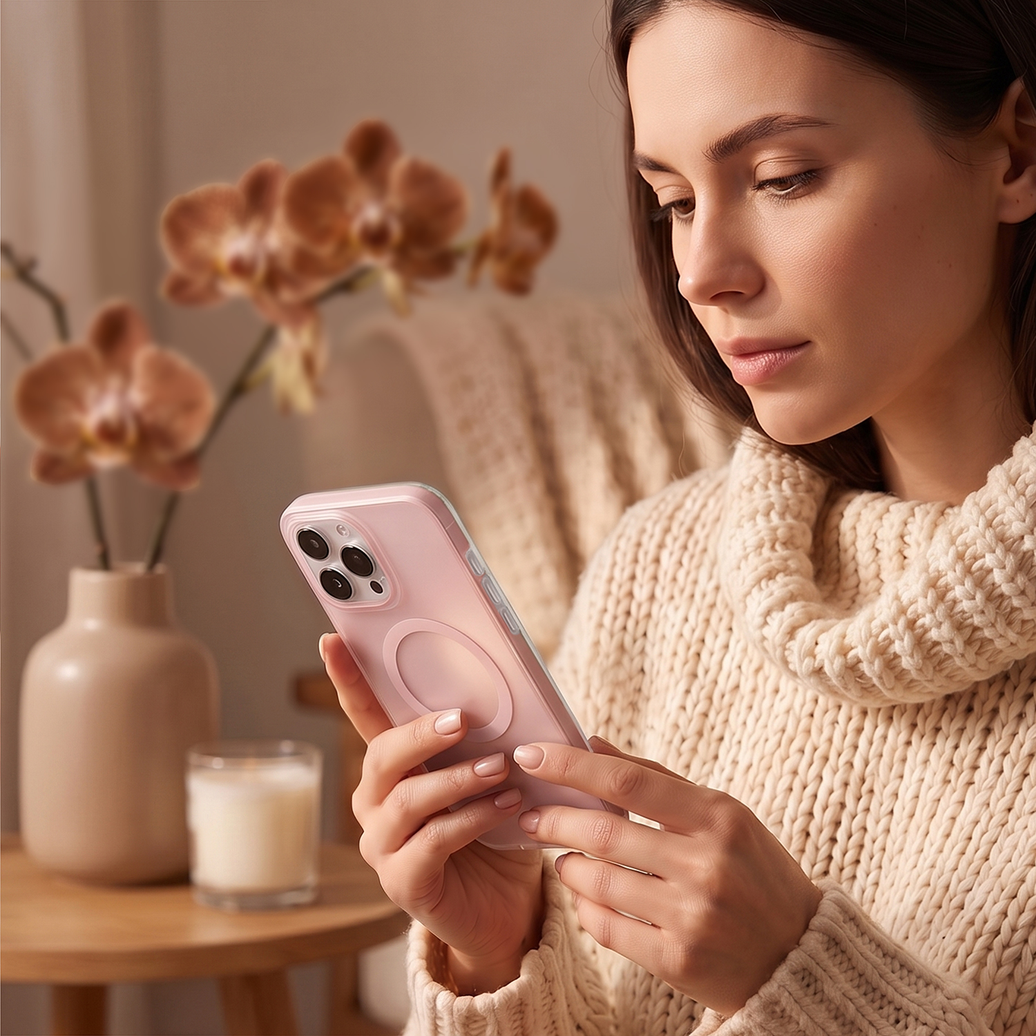 Tecto Shield nak�adka Mistiq Mag r�owa Apple iPhone 17 / 5