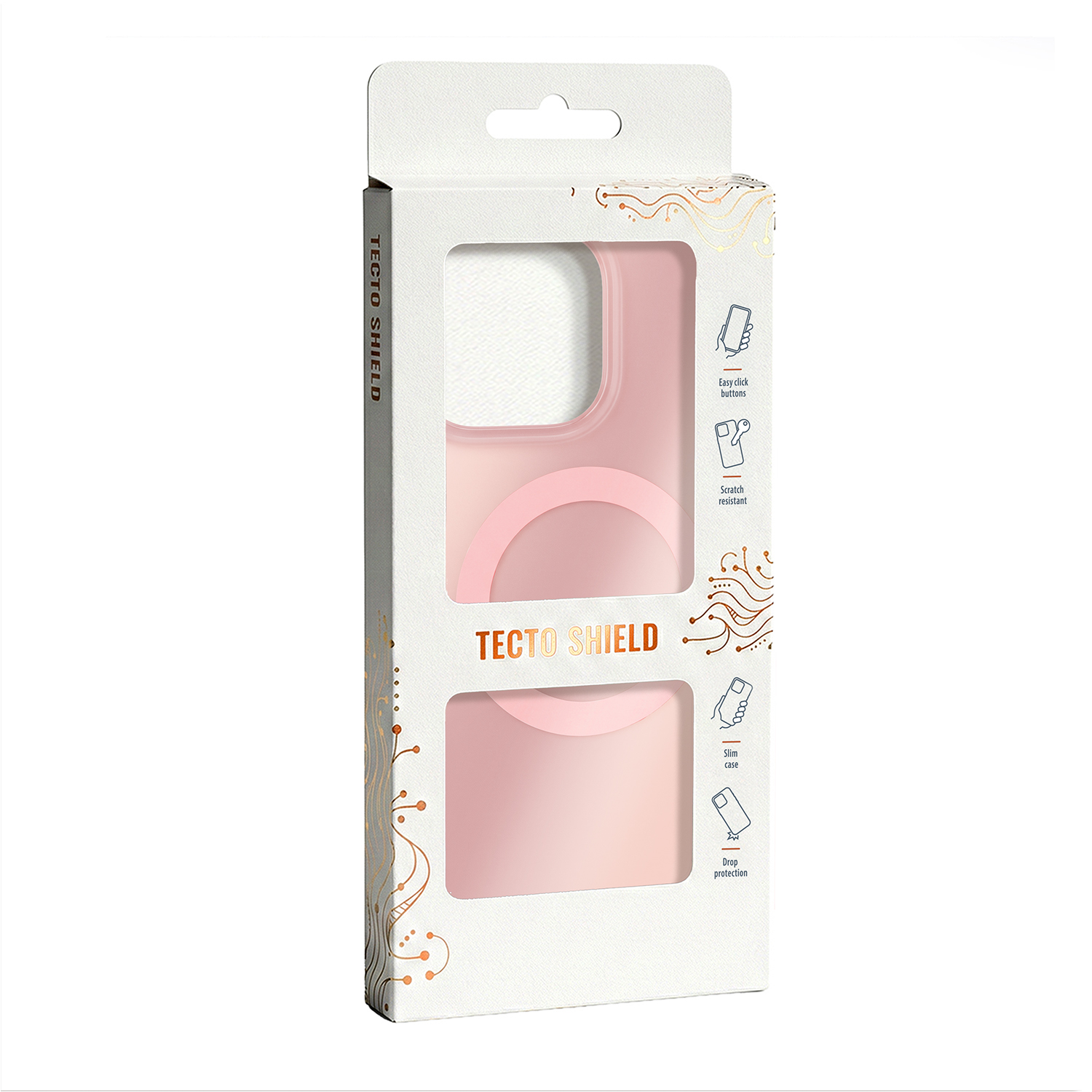 Tecto Shield nak�adka Mistiq Mag r�owa Apple iPhone 17 / 8