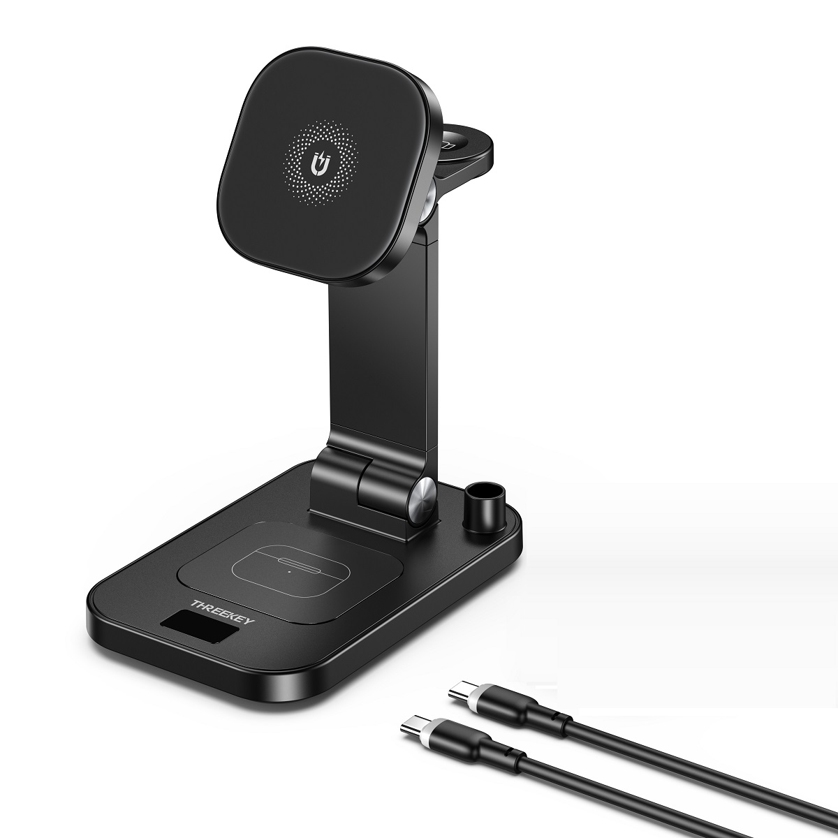 THREEKEY �adowarka indukcyjna TK-23 4w1 15W czarna