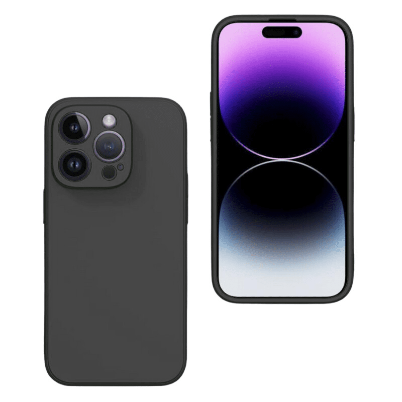 Pokrowiec silikonowy Tint Case czarny Apple iPhone 17 / 10 Pokrowiec silikonowy Tint Case czarny Apple iPhone 17 / 10