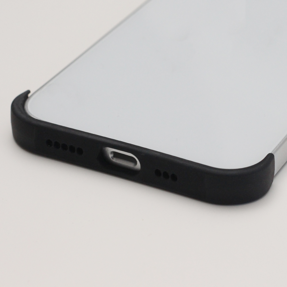 TPU mini bumpers z ochron aparatu czarny Apple iPhone 12 6,1 cali / 7