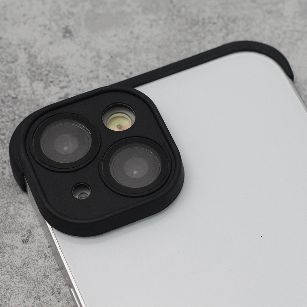 TPU mini bumpers z ochron aparatu czarny Apple iPhone 12 Pro Max (6.7 cali) / 9