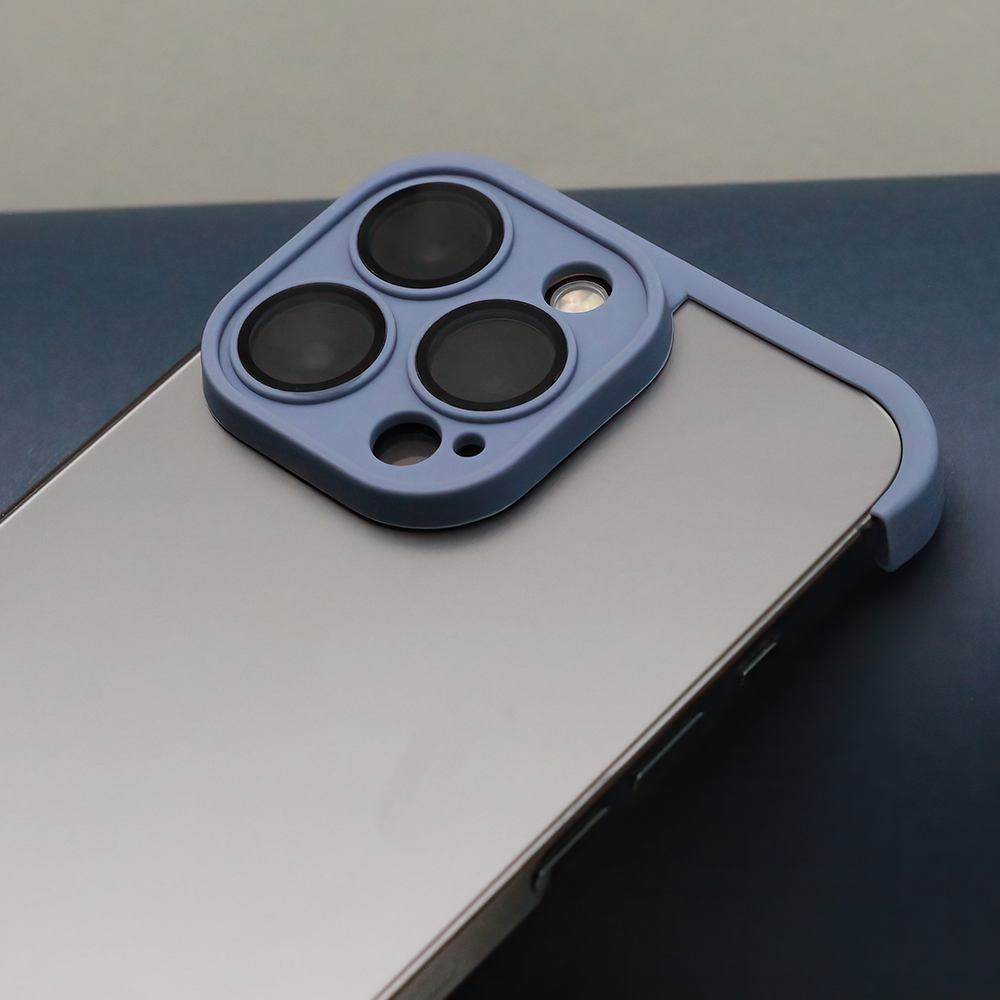 TPU mini bumpers z ochron aparatu niebieski Apple iPhone 12 Pro Max (6.7 cali) / 4