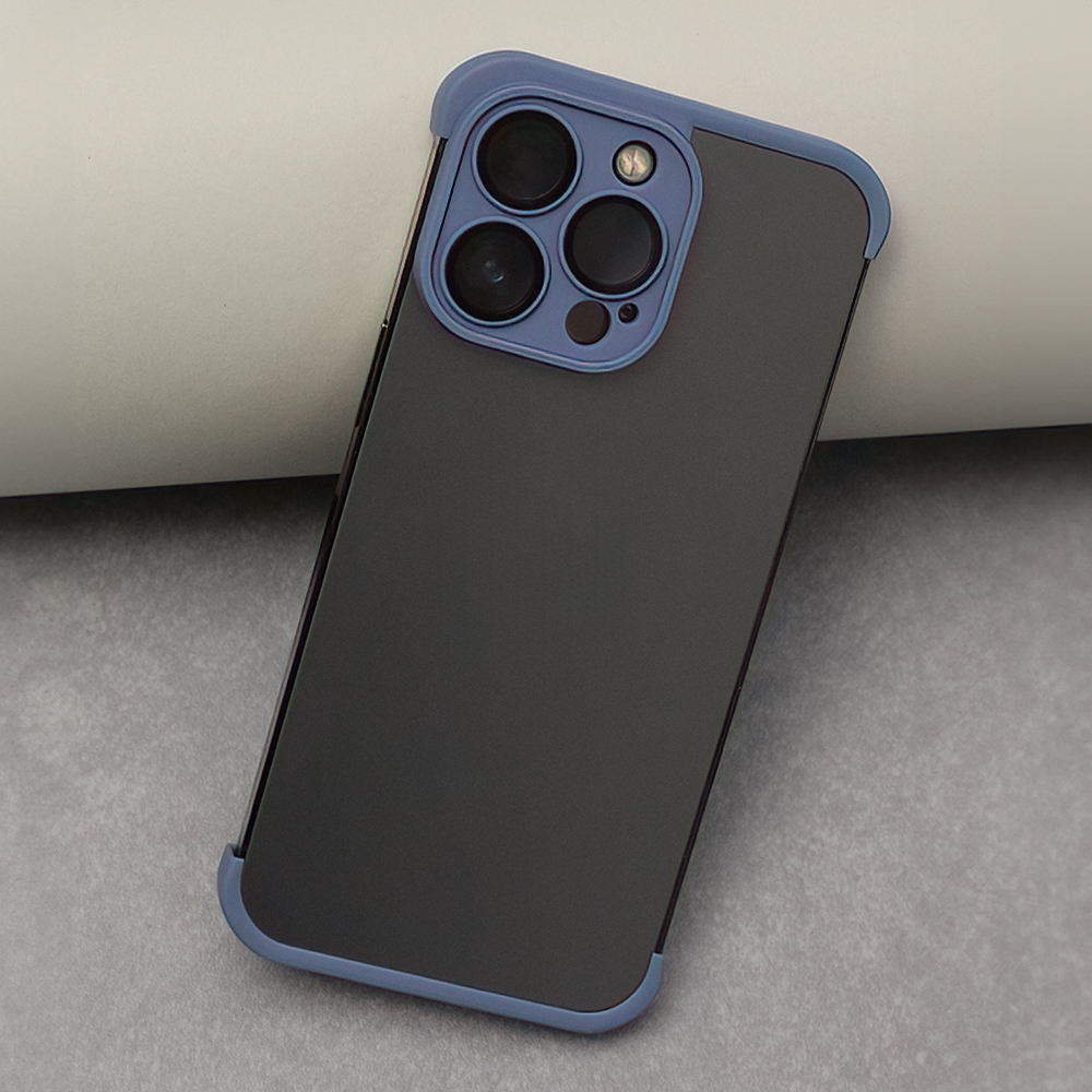 TPU mini bumpers z ochron aparatu niebieski Apple iPhone 12 Pro Max (6.7 cali) / 6