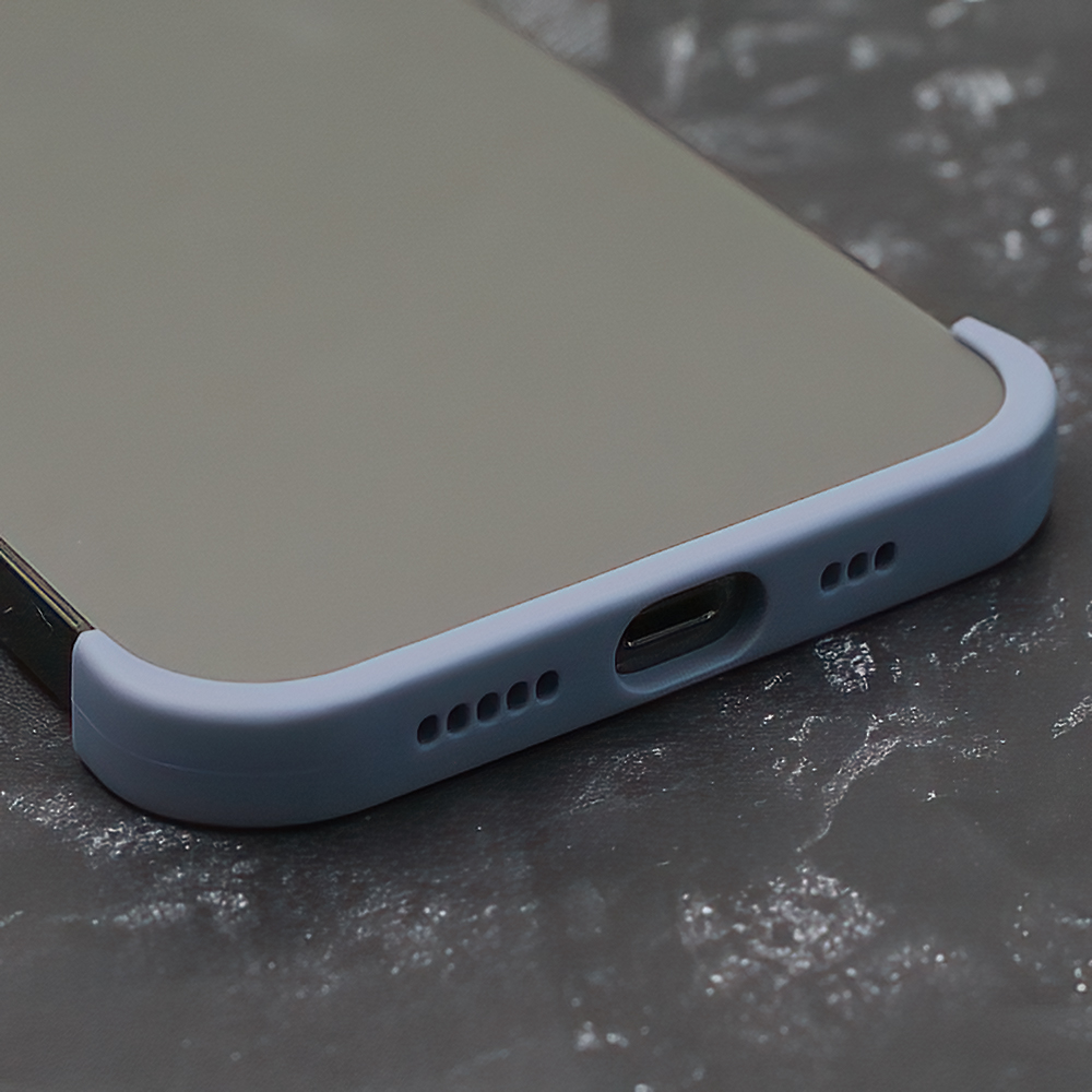TPU mini bumpers z ochron aparatu niebieski Apple iPhone 12 Pro Max (6.7 cali) / 7