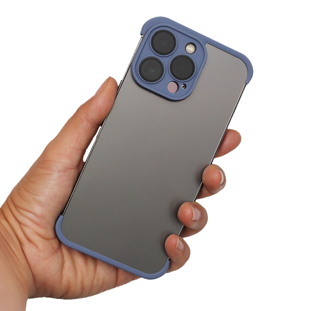 TPU mini bumpers z ochron� aparatu niebieski Apple iPhone 14 Pro / 2