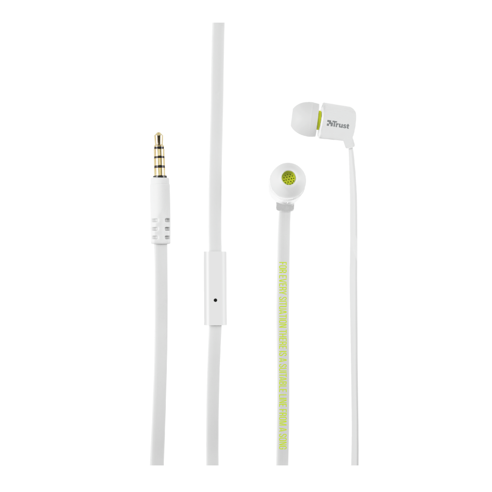 TRUST S�uchawki douszne Duga bia�e / 2