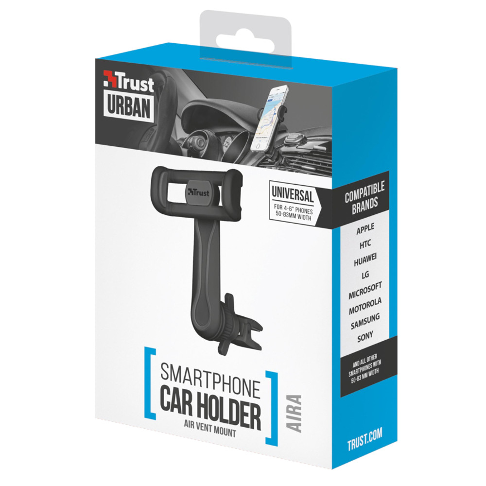 Trust uchwyt samochodowy do smartfon�w na kratk� AIRA / 5