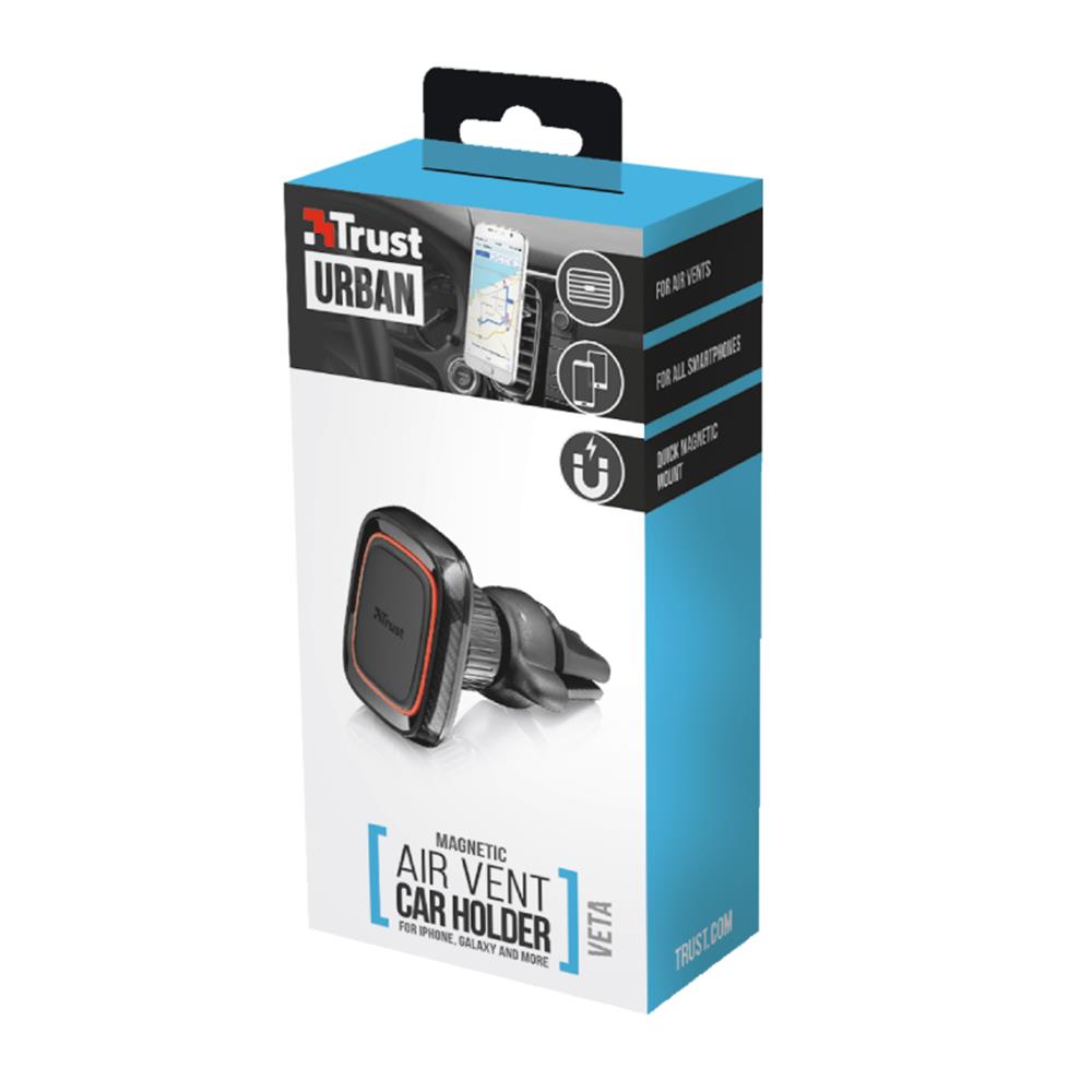TRUST Uchwyt samochodowy na telefon na kratk� Veta Magnetic / 4